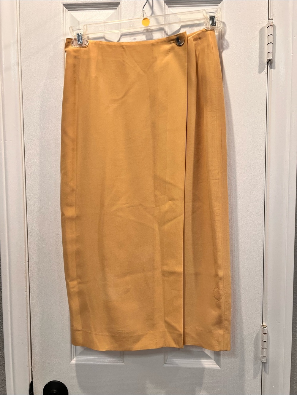 Smooth Premier Vintage 100% Silk Wrap Pencil Skirt, Size 8 Petite